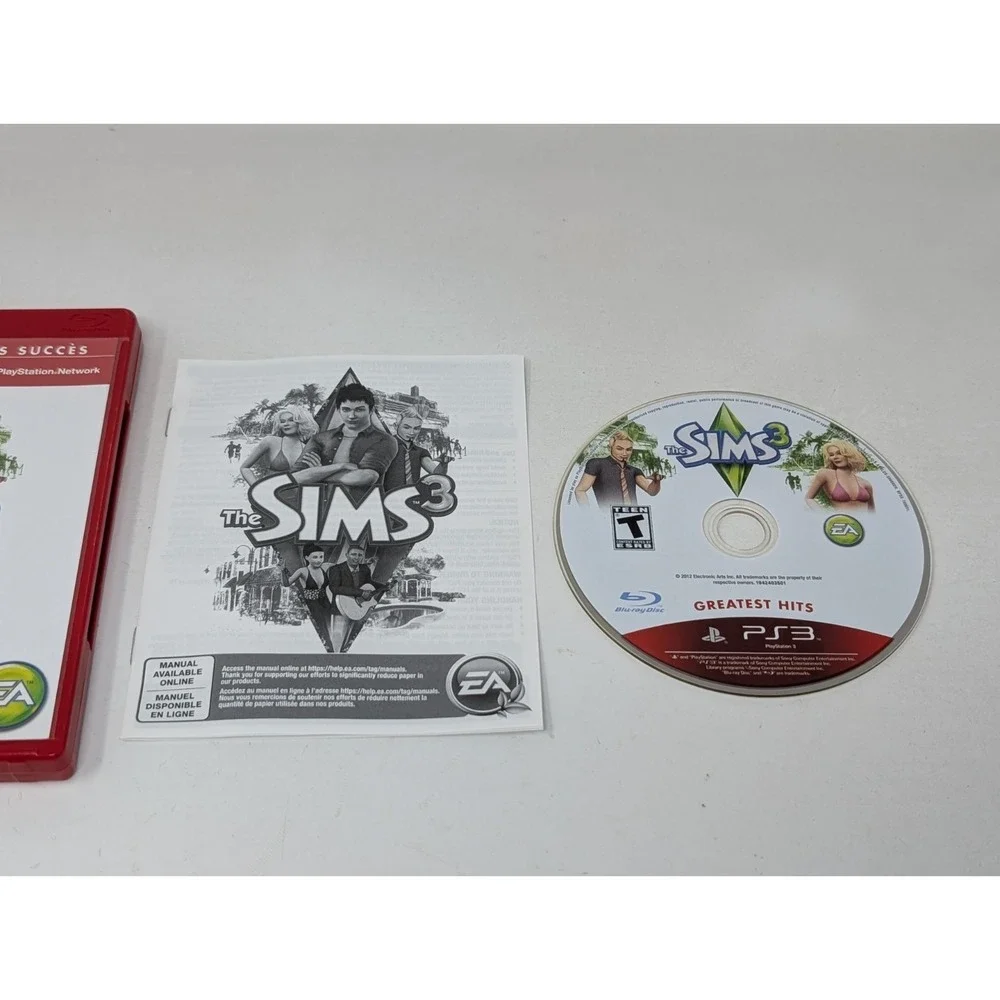 The Sims 3‎ Greatest Hits Sony PlayStation 3 PS3 Tested Working CIB Complete